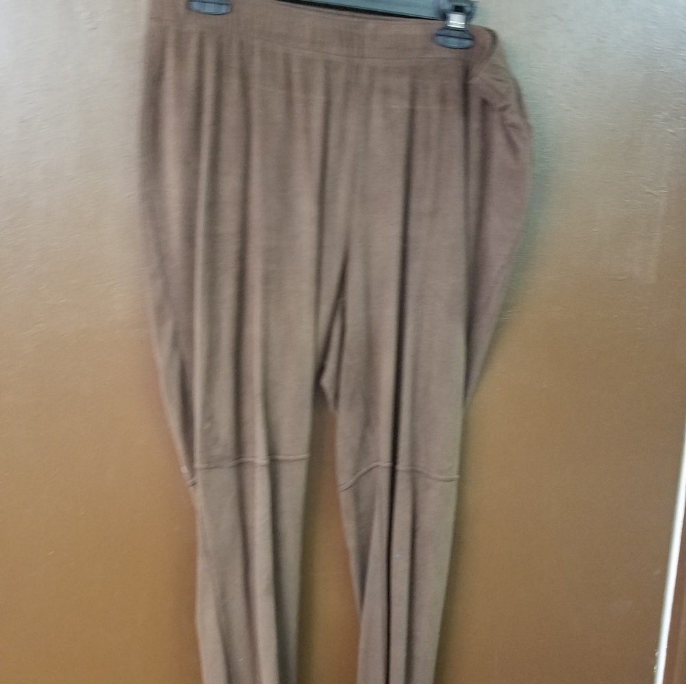 cb Woman 2X Faux Suede Pants